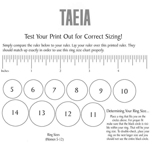 Ring Size Chart Download