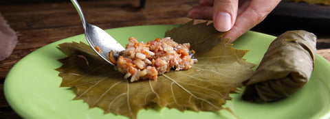 Cooking Stuffed Vegetable Leaves