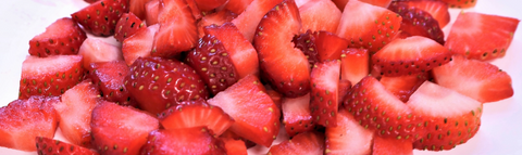 Cut up Strawberries
