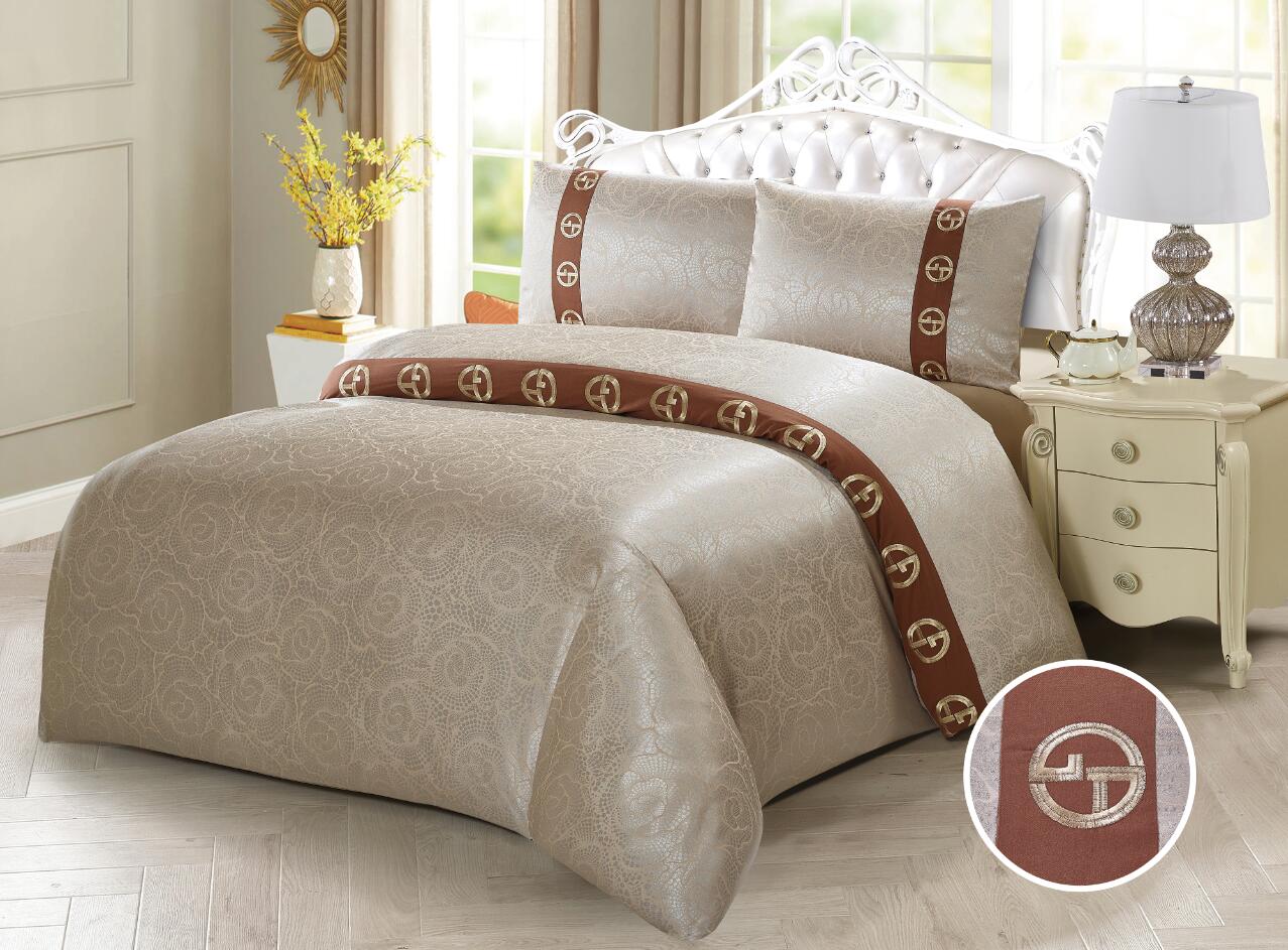 ST086 LV INFUSION , 600 THREAD COTTON BEDDING SET