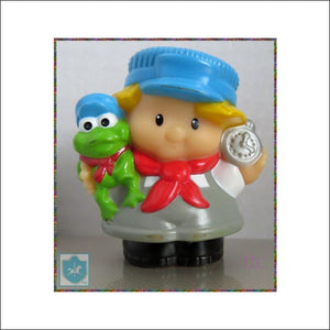 2007 Fisher Price Little People - Train Conductor W Frog / Conducteur Train Avec Grenouille - Fp