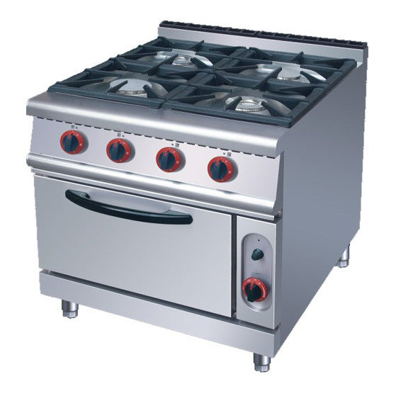 4 burner gas oven