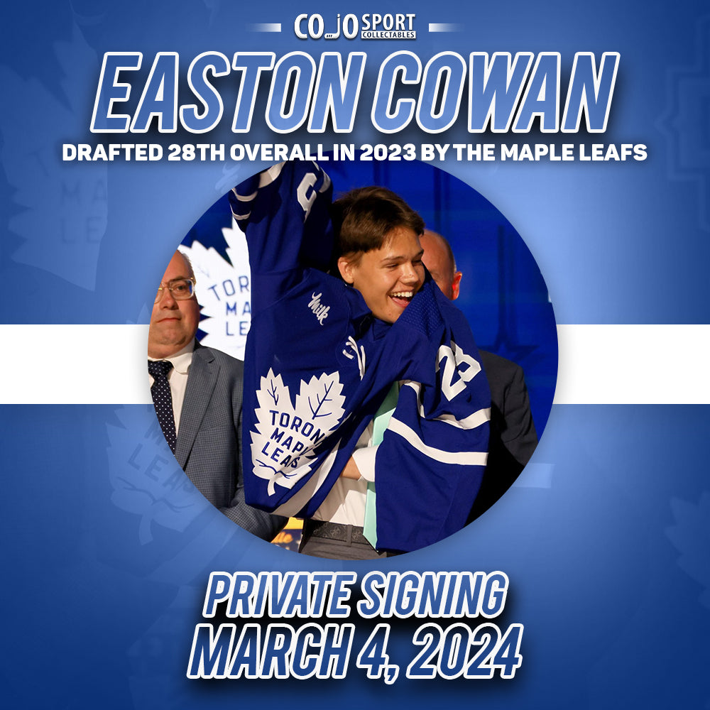 Easton Cowan Signing CoJo Sport Collectables 2024 Mobile