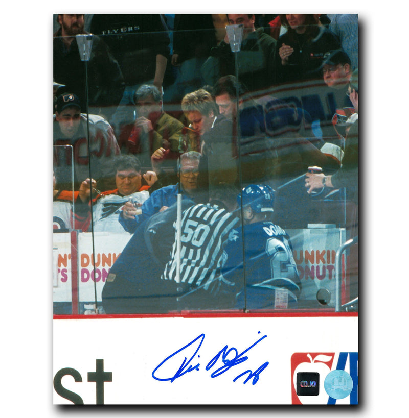 Tie Domi Toronto Maple Leafs Autographed Penalty Box 8x10 Photo CoJo Sport Collectables