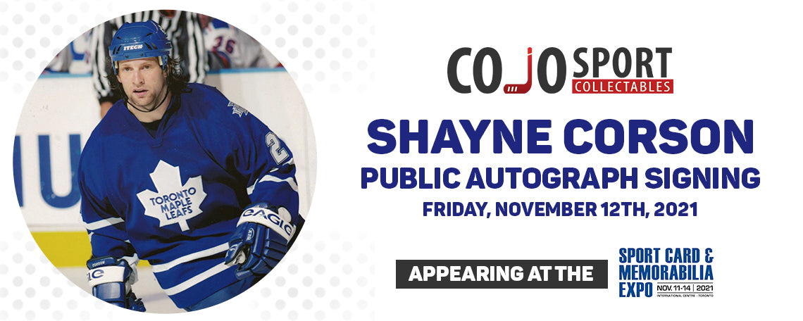 Shayne Corson Public Signing