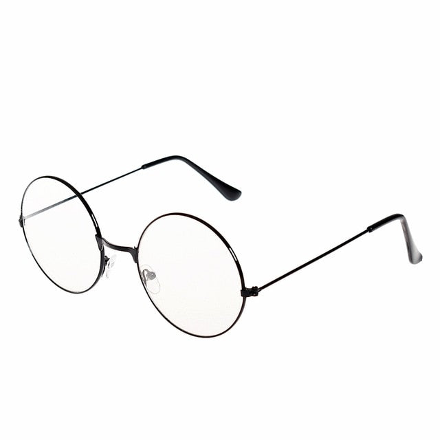 round glasses transparent