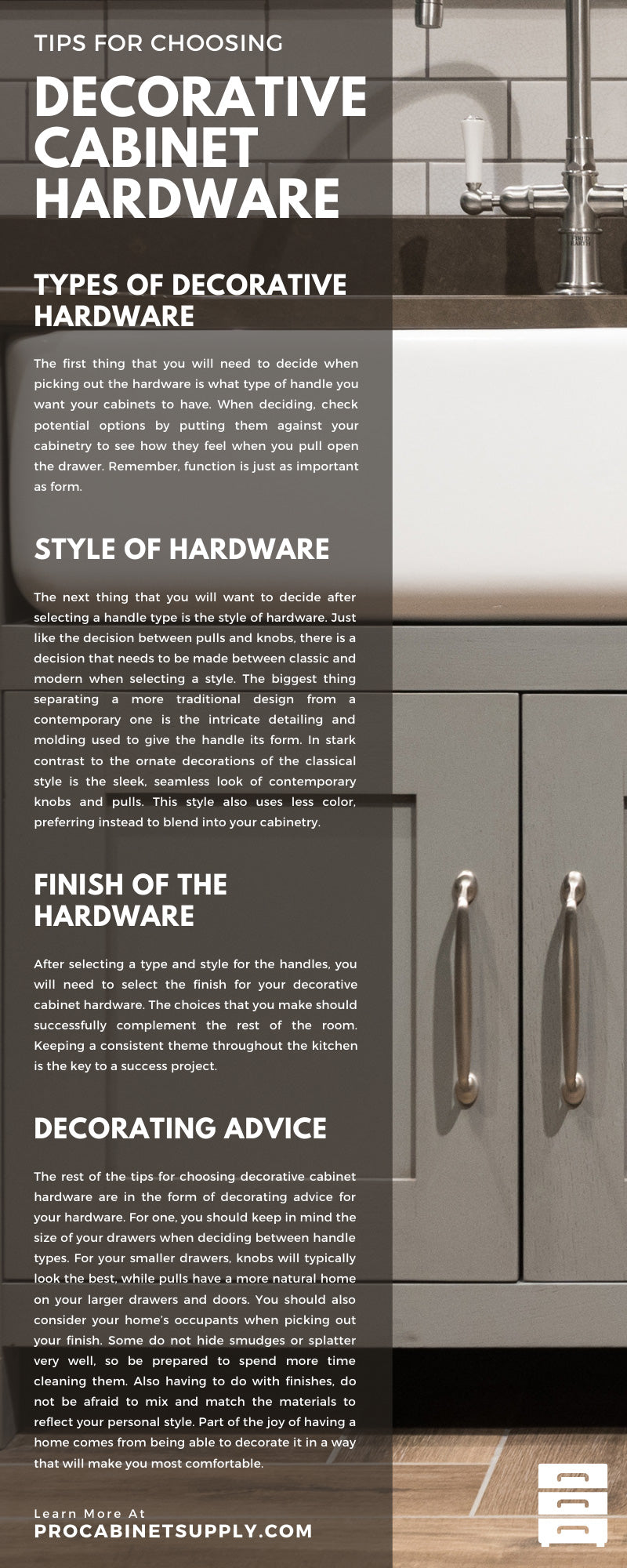 Tips for Choosing Decorative Cabinet Hardware