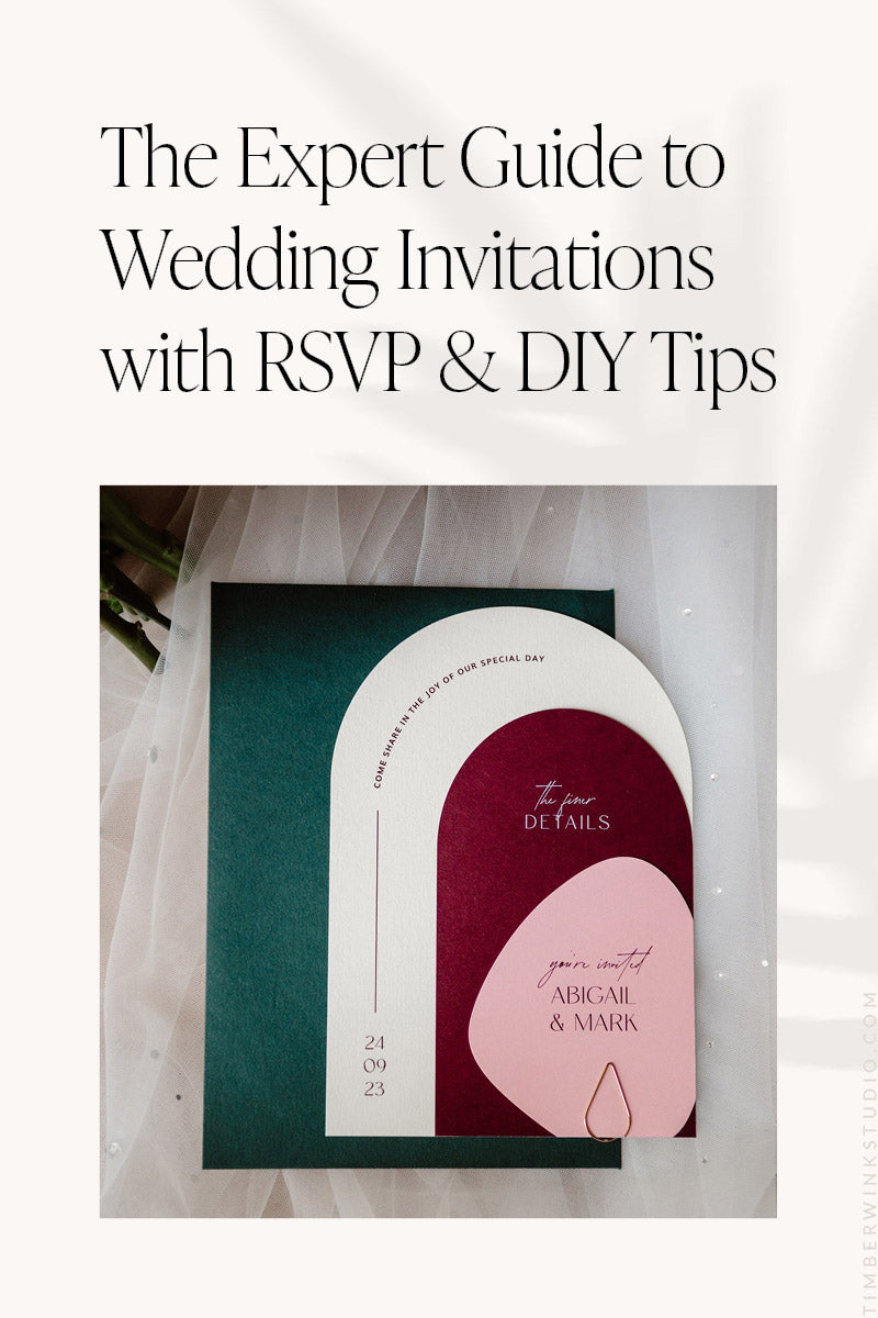 The Expert Guide to Wedding Invitations with RSVP & DIY Tips