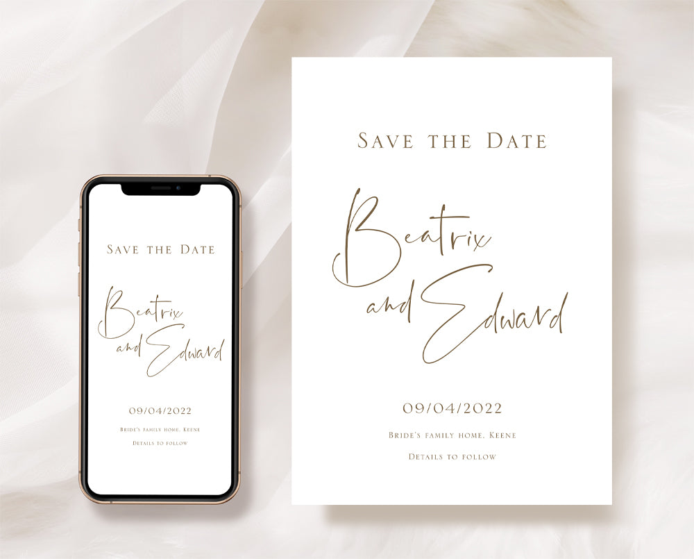 simple save the dates