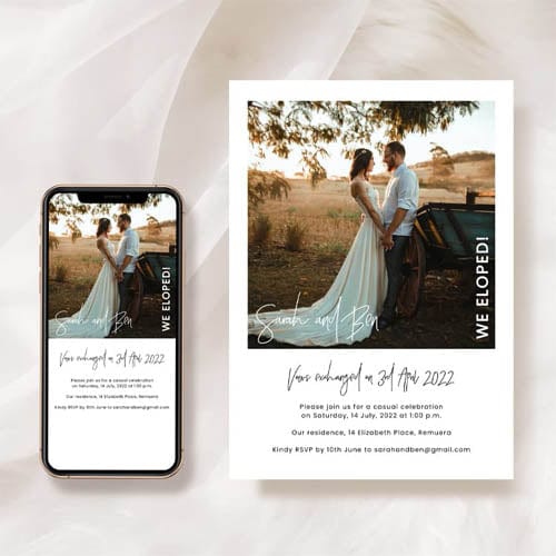 Wedding Invitation & Card Templates – TimberWink Studio NZ