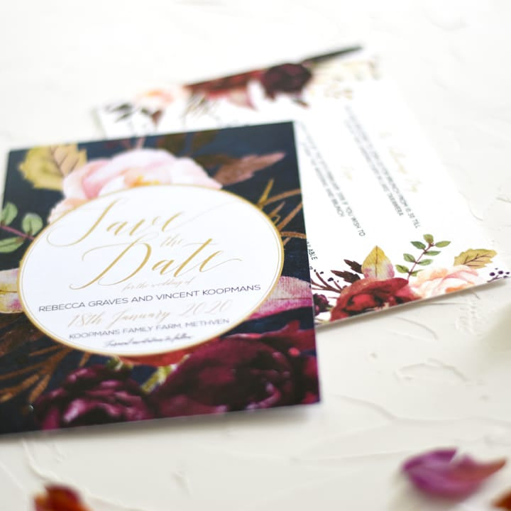 boho wedding invitations