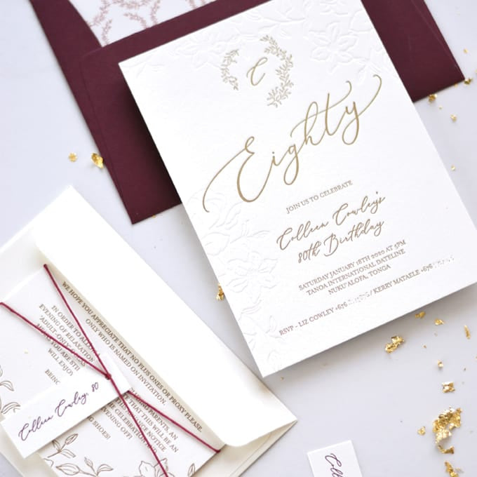 custom wedding invitations