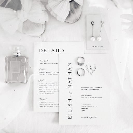 minimalist wedding invitations