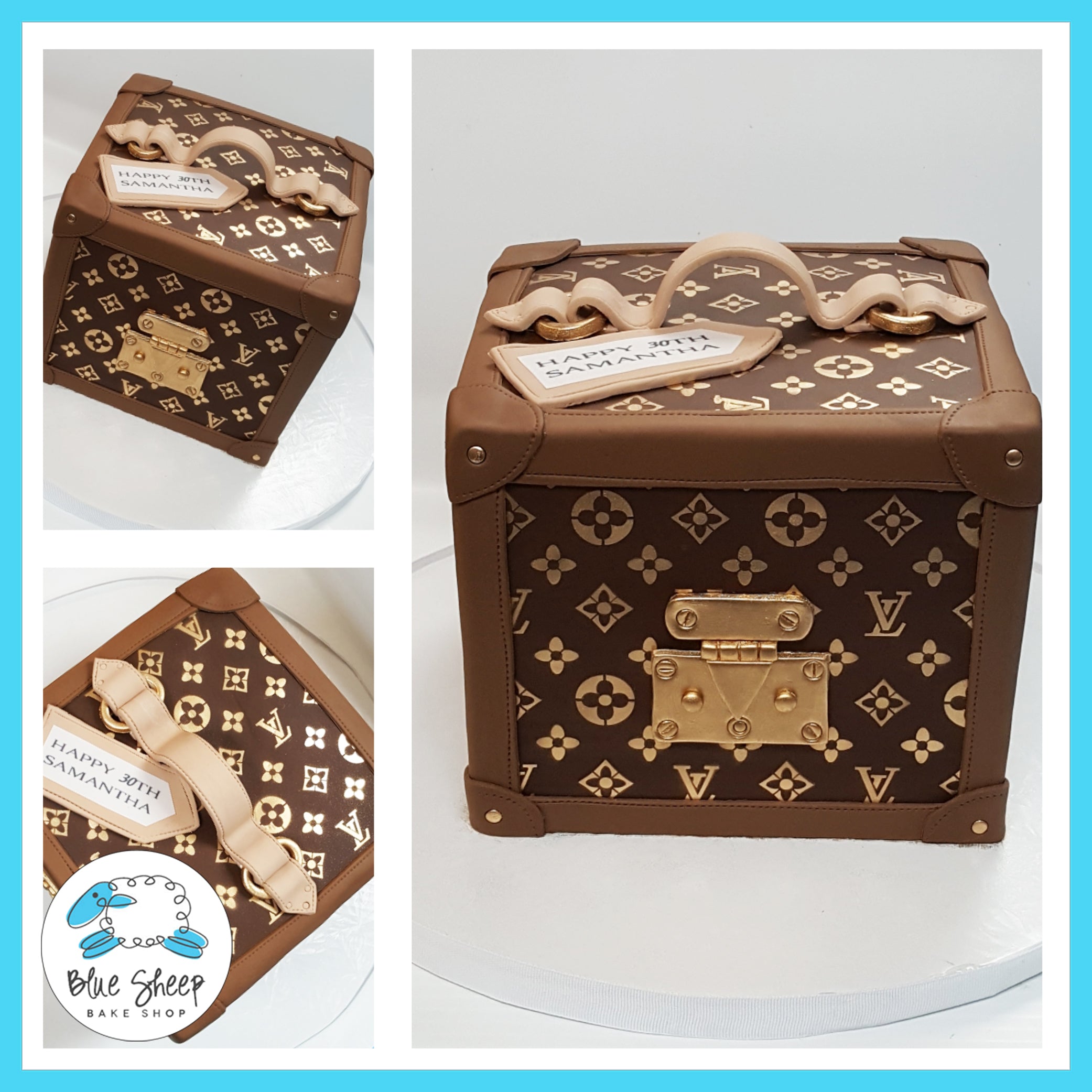 Louis Vuitton Gift Box Birthday Cake  30th, 40th, 50th Birthday Cakes,  Best LV Birthday Cakes by EliteCakeDesigns Sydney