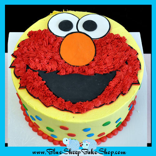 Elmo 1st Birthday Cake Blue Sheep Bake Shop