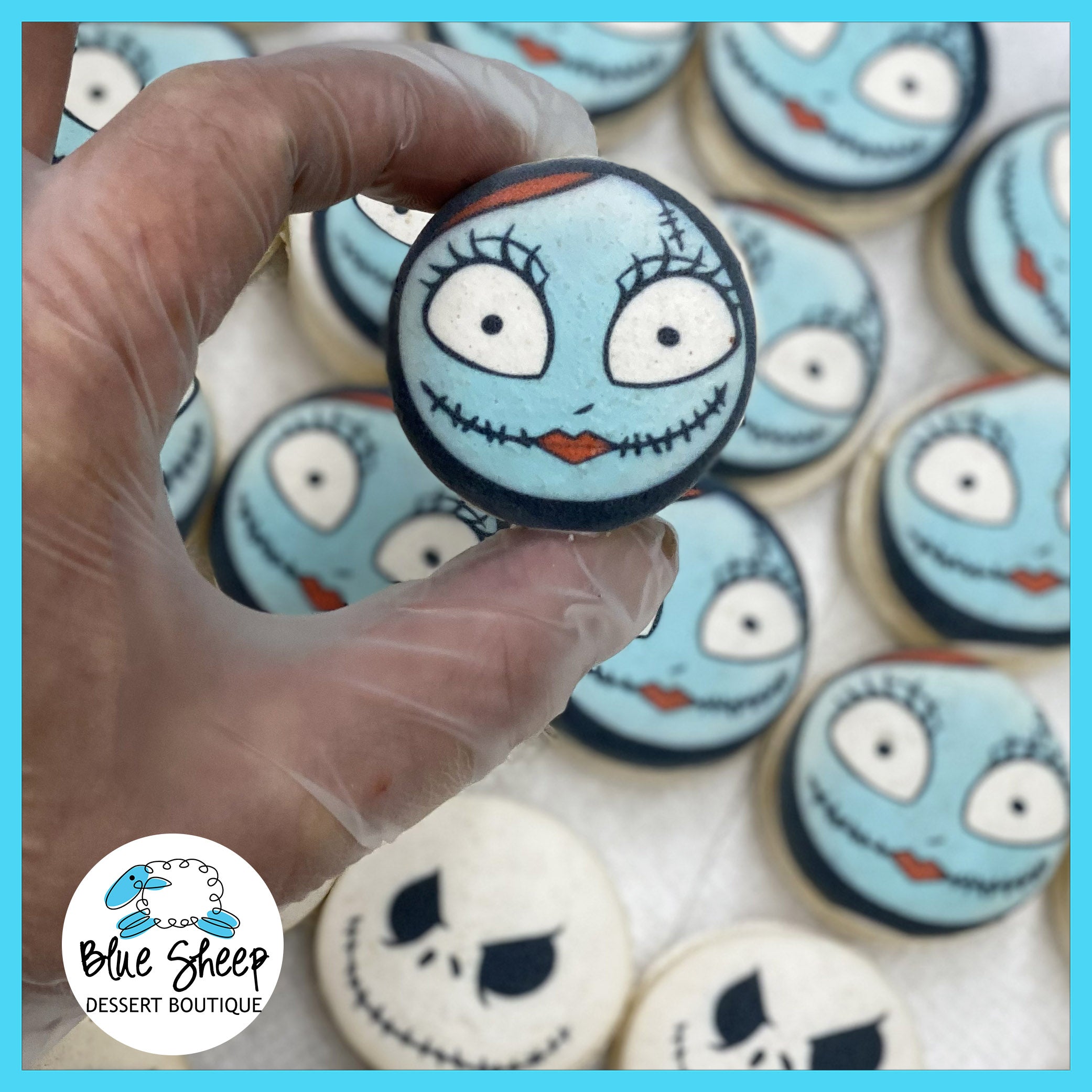 nightmare before christmas cupcake toppers