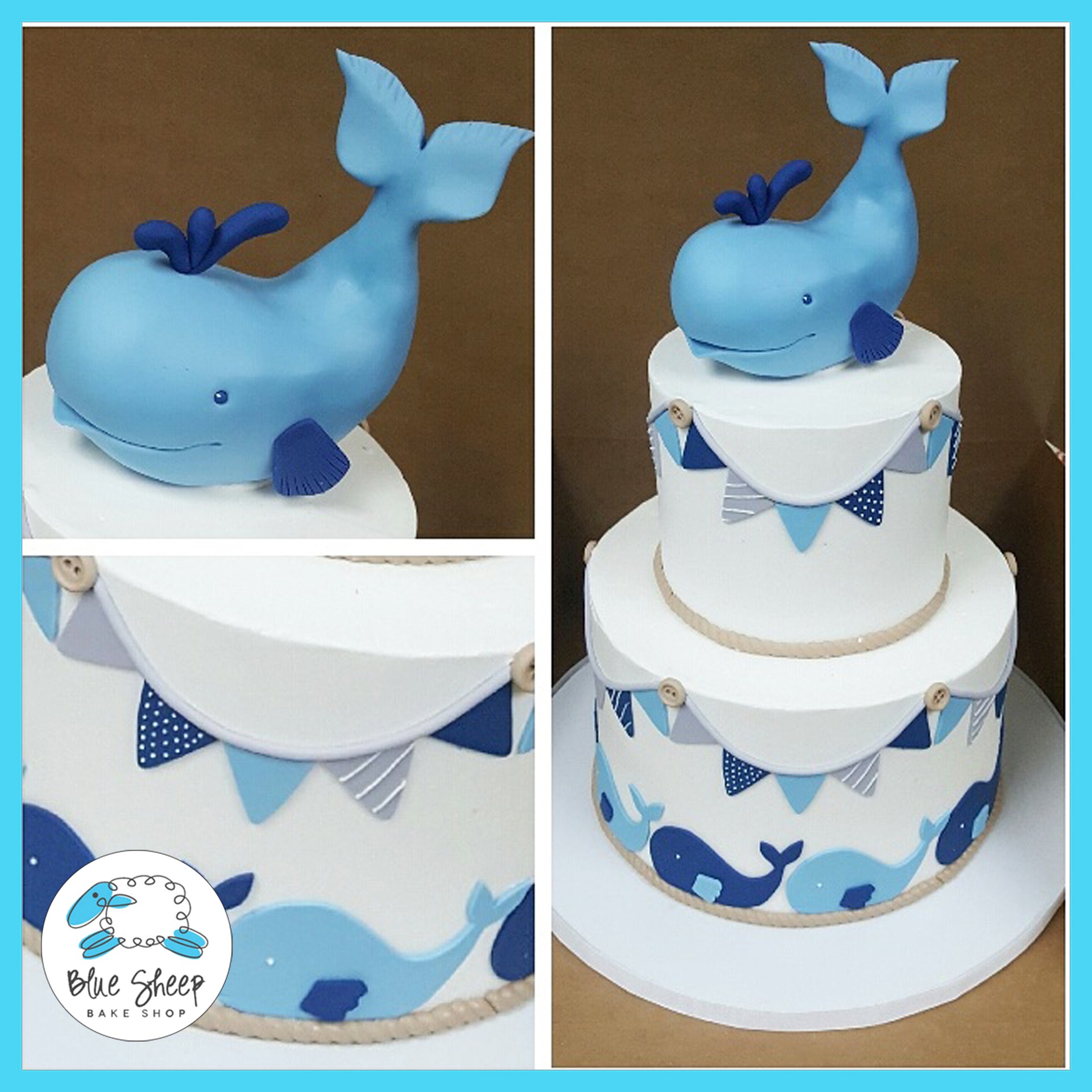 whale baby shower