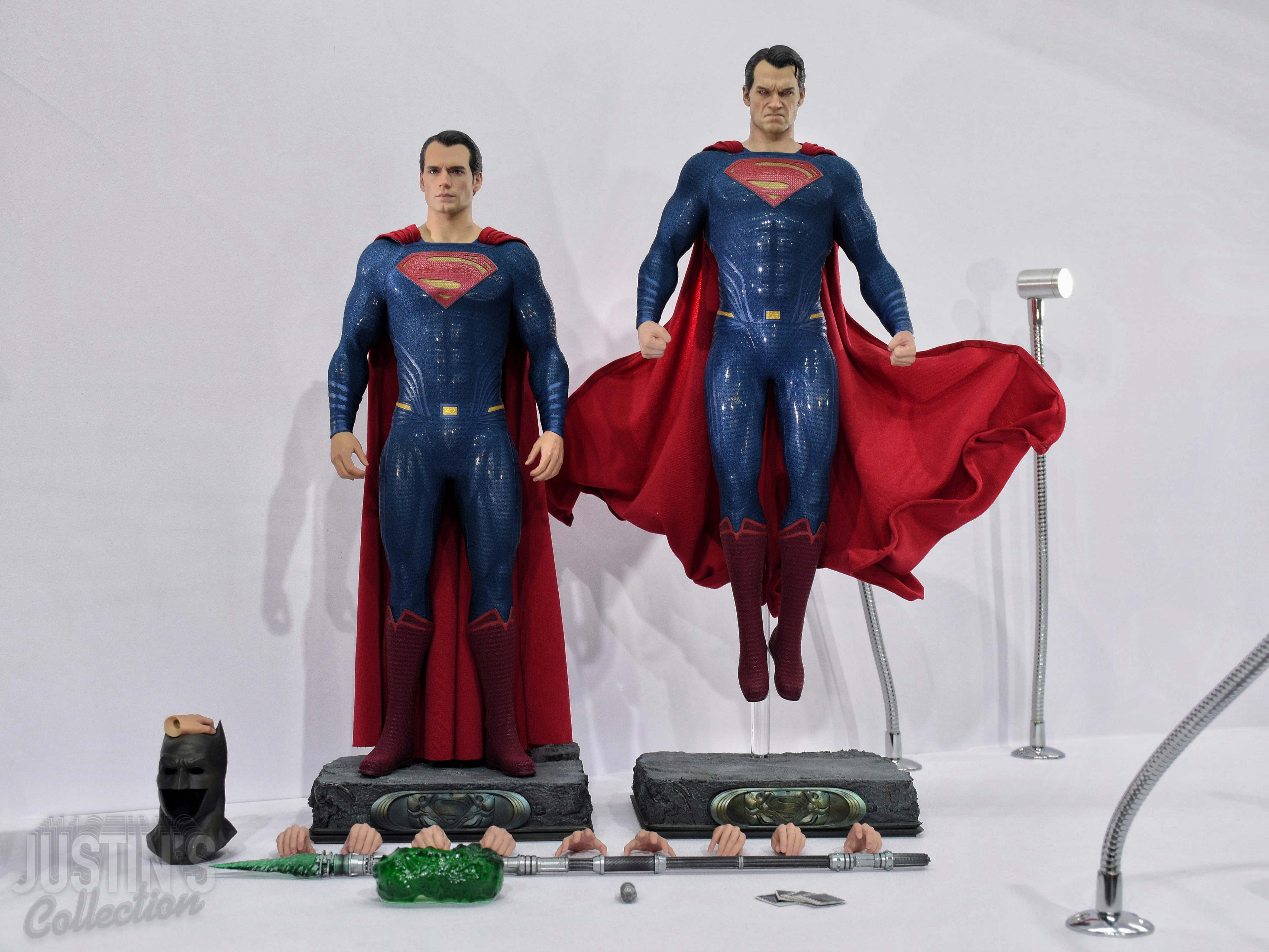 INART BvS Superman Sixth Scale Figure 2 Expressions