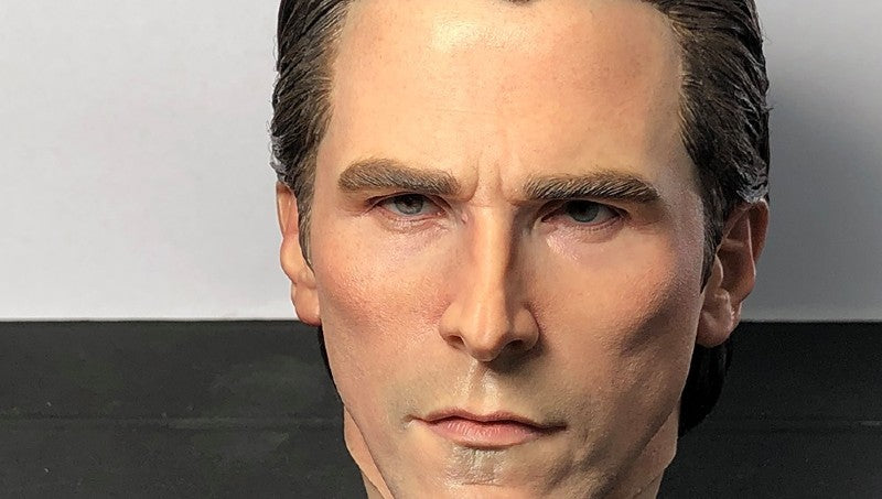 Christian Bale Head Sculpt Queen Studios 1/3 Batman 