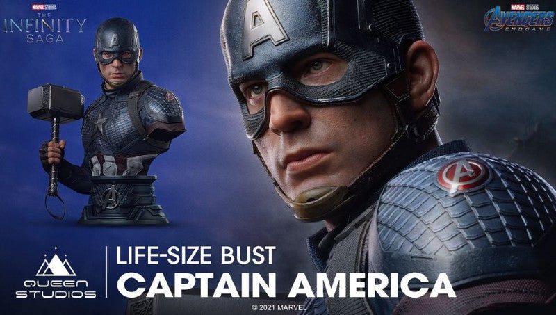 Queen Studios Captain America Bust Version 1