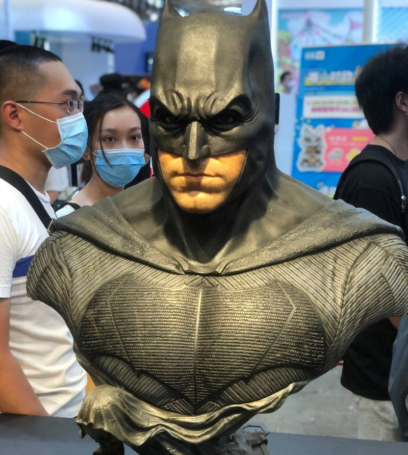 Life-size Justice League Batman Bust By Queen Studios