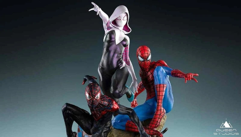 The Amazing Spider-Man Spider-Verse Trio 1/4 Statue 