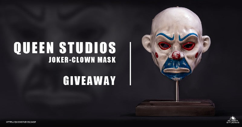 Queen Studios Second Anniversary Giveaway Joker-clown mask