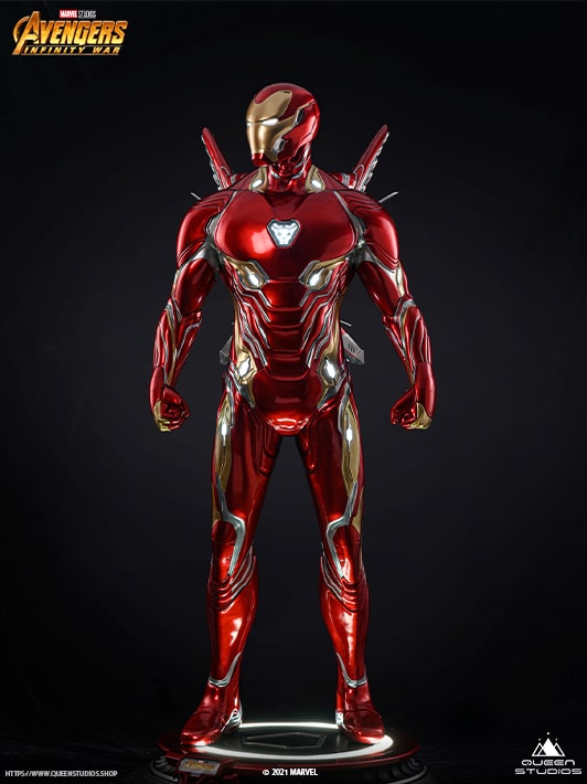 Iron Man Mark 50 Life Size Statue Queen Studios Official