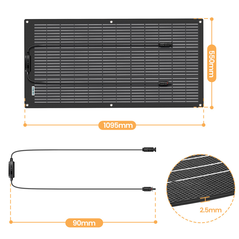 Flexible Solar Panel 100W