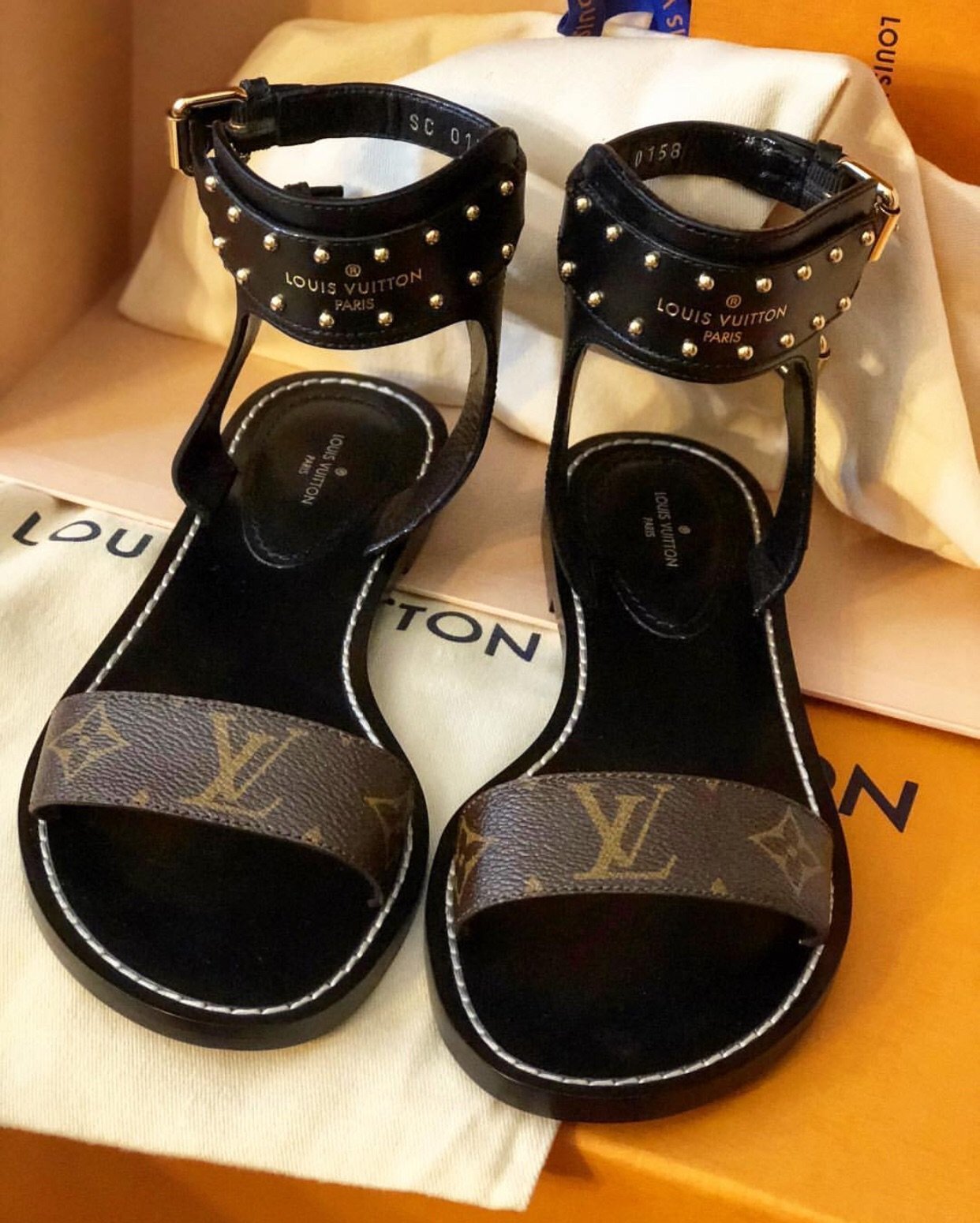 LV Gladiator Sandal – Shop Luxe Co.