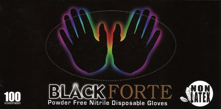 viking black nitrile gloves