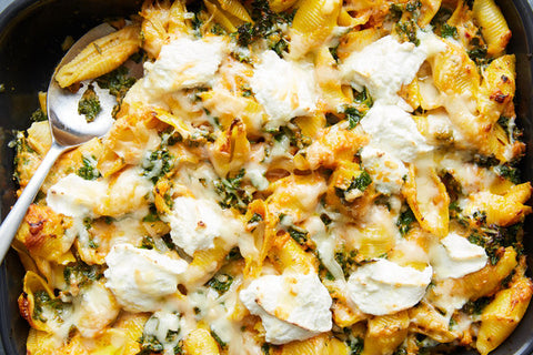 pumpkin pasta with kale, NYT cooking