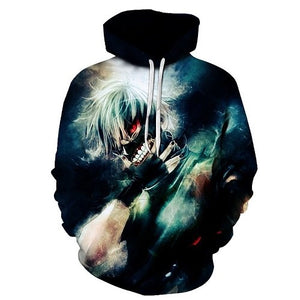 Tokyo Ghoul Fashion 3D Hoodies - The Night