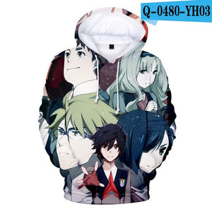 Darling In The Franxx 3D Hoodies - The Night