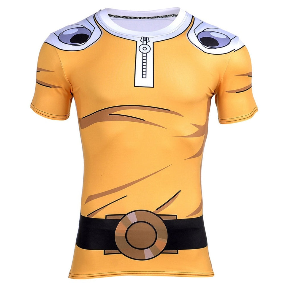 One Punch Man Saitama T Shirt Fitness - one pucnh man roblox