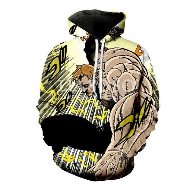 seven deadly sins escanor hoodie