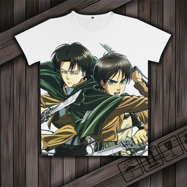 Attack On Titan Cosplay  T-shirts - The Night