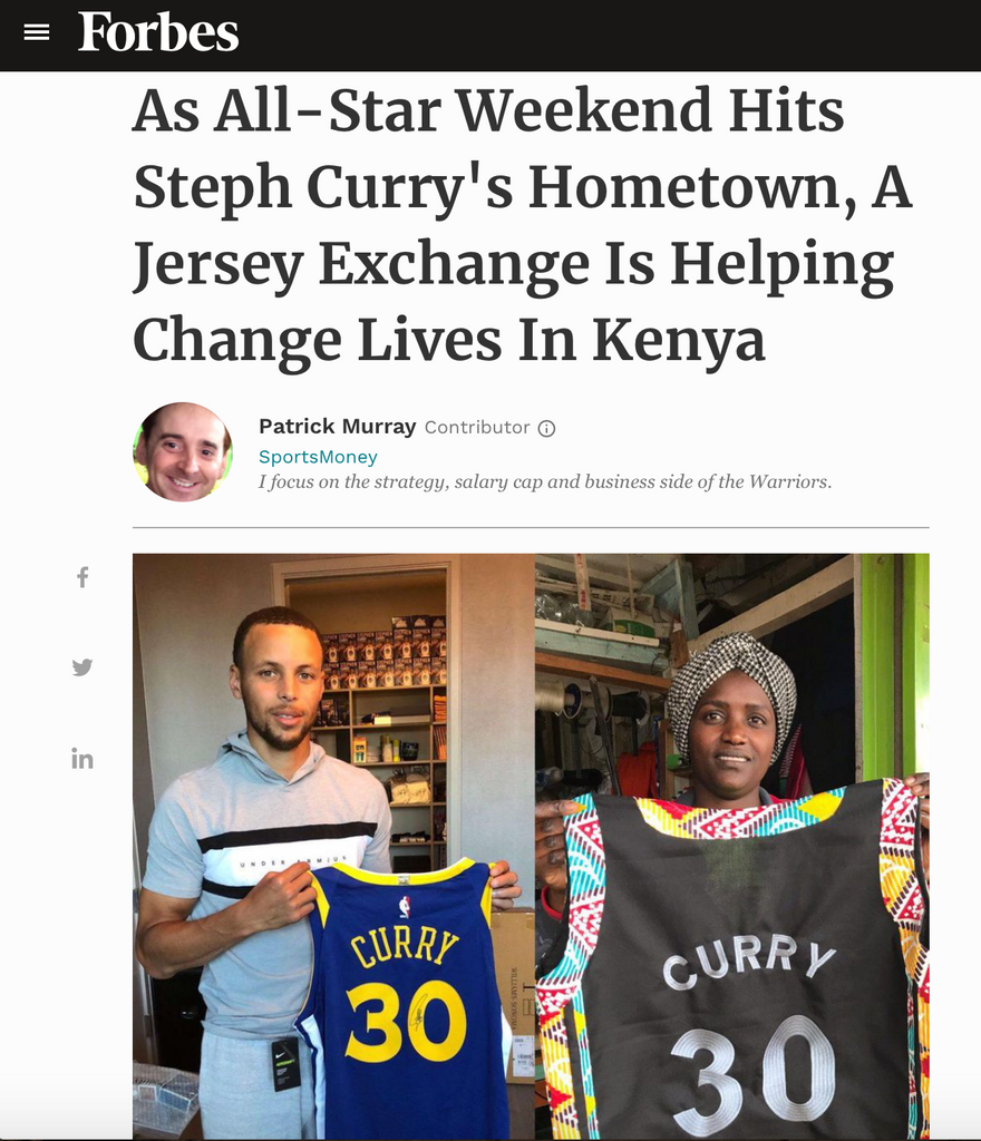 As All-Star Weekend Hits Steph Curry's Hometown, A Jersey Exchange
