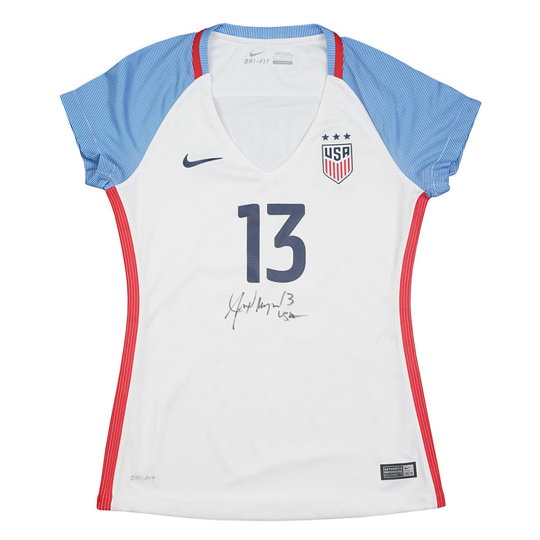 alex morgan autographed jersey