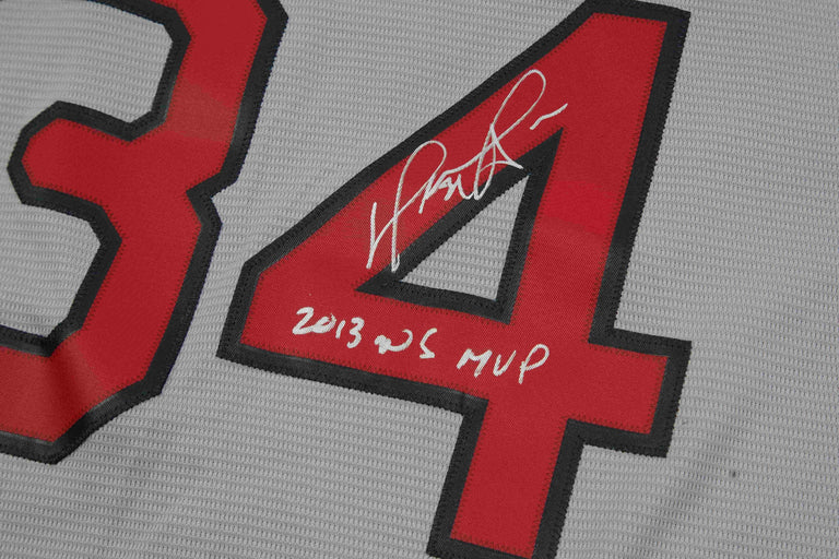 david ortiz autographed jersey