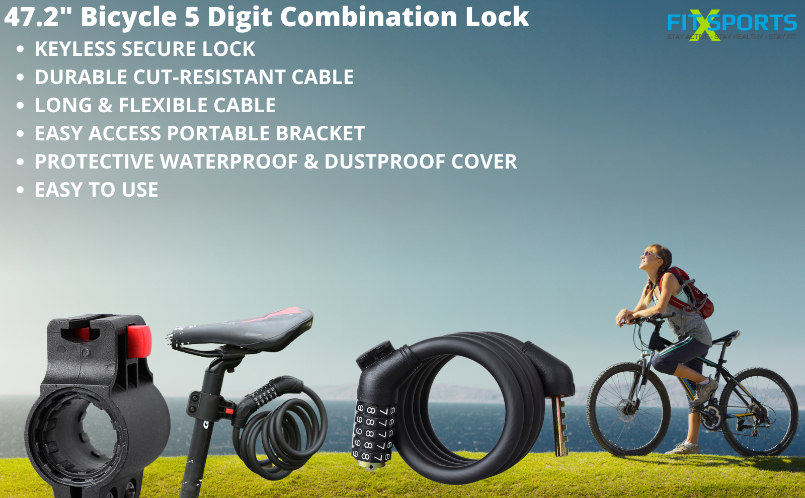 combination bike lock