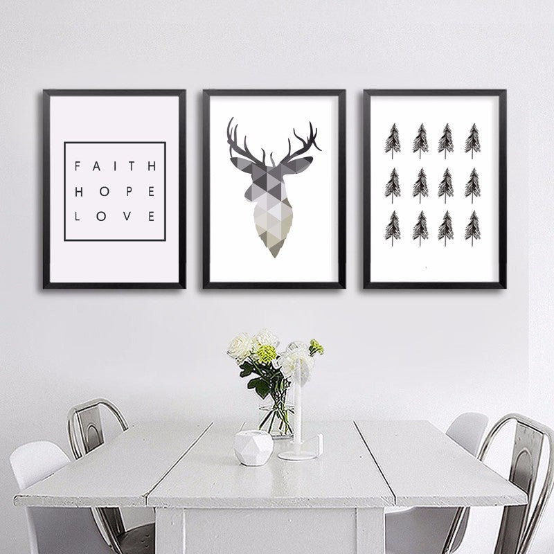 deer wall art