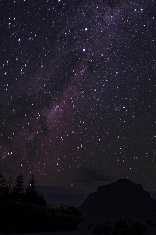 Stars above Mt Gower