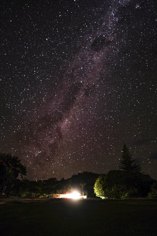 Stars and Milky Way above Lord Howe Accomodation