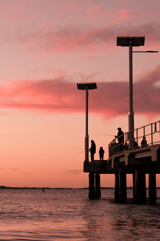Sunset on the pier at Jurien Bay