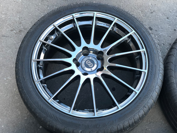 ENKEI RS05 Rare Racing Wheels 18x8J +35 5x114.3 245/40 R18 Japan Imported