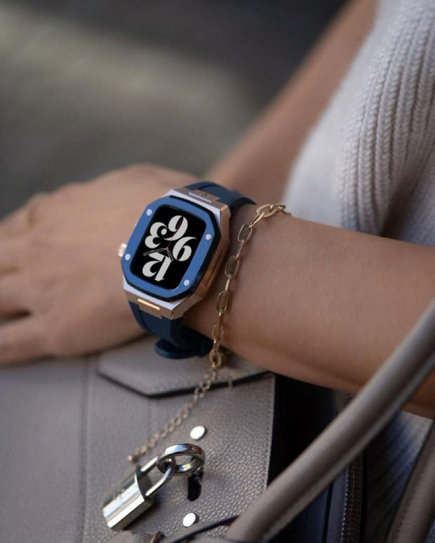 Apple Watch Case  CL40 Silver/Blue