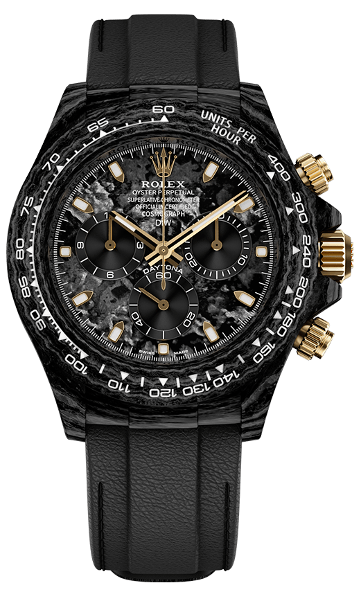 CARBON ROLEX DAYTONA Black and Gold