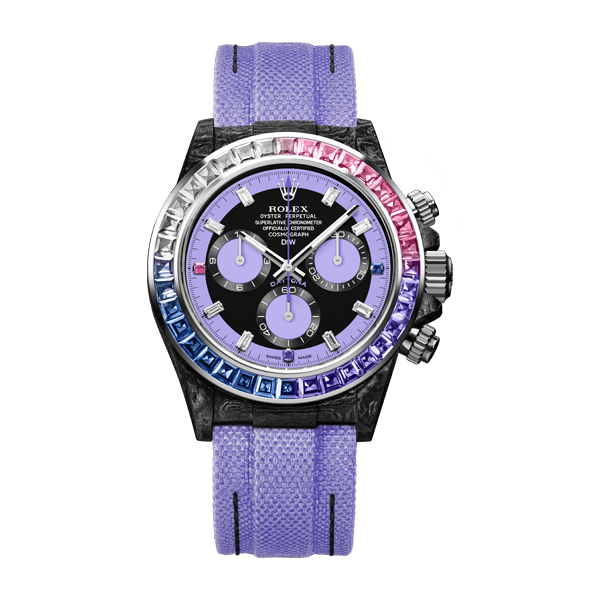 CARBON ROLEX DAYTONA Rainbow Violet