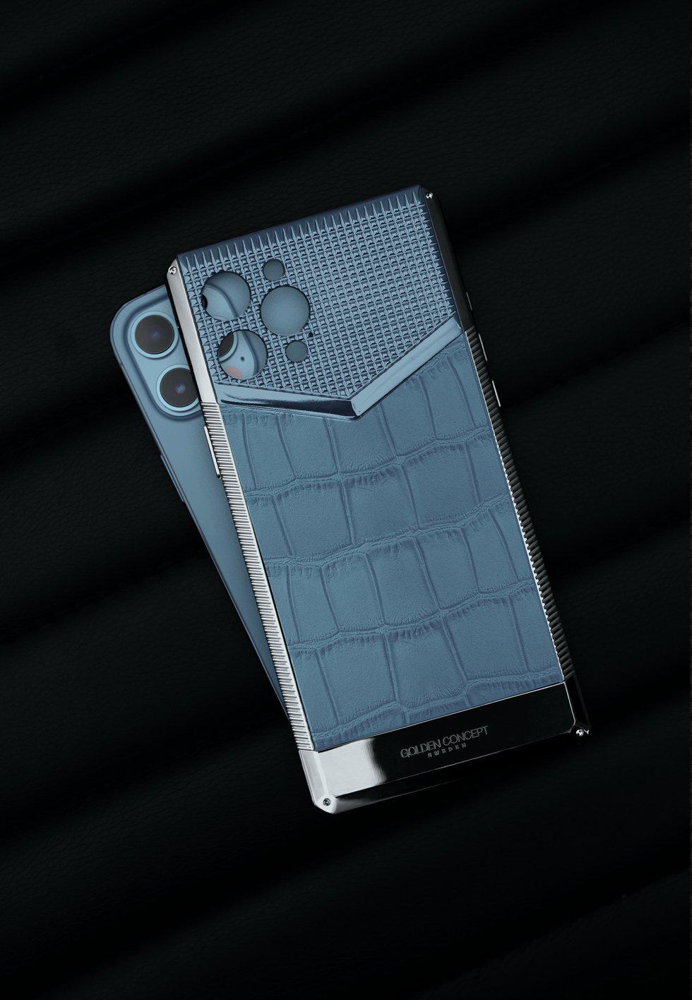 IPhone case - CLS13 Silver/Siera Blue